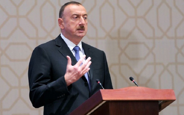 Präsident Ilham Aliyev  über die führende Rolle Aserbaidschans 